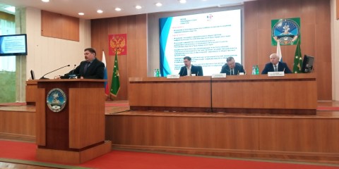 2. Выступление специалиста проекта, профессора О. В. Матвеева в Парламенте Республики Адыгея